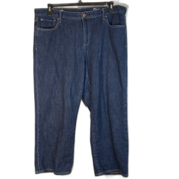 GAP 1969 original wide leg crop dark denim size 33 - Picture 3 of 14